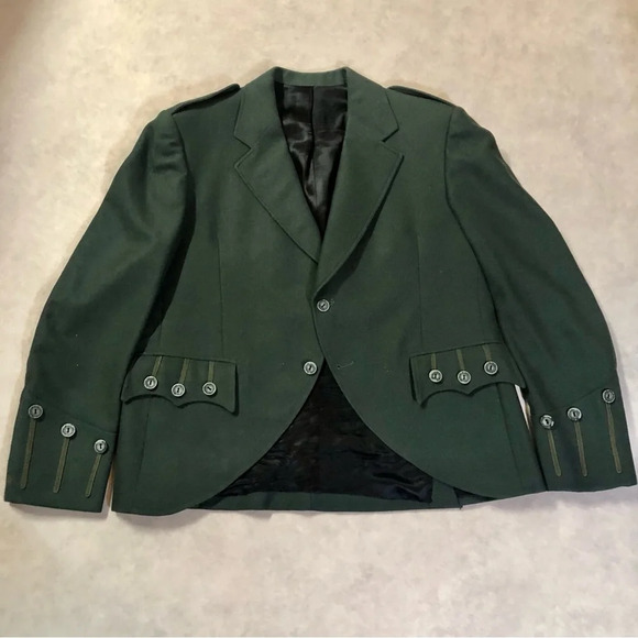 kausman Other - Sheldon M Kasman military attire jacket. Green Jacket.  Excellent. Mens. Lined.